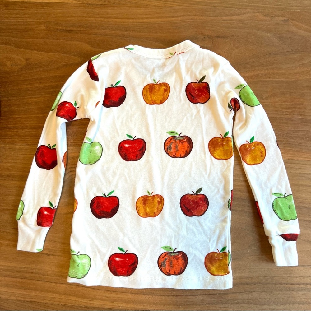 Monica + Andy Apple Two Piece Pajama Set Size 3T - Picture 3 of 8